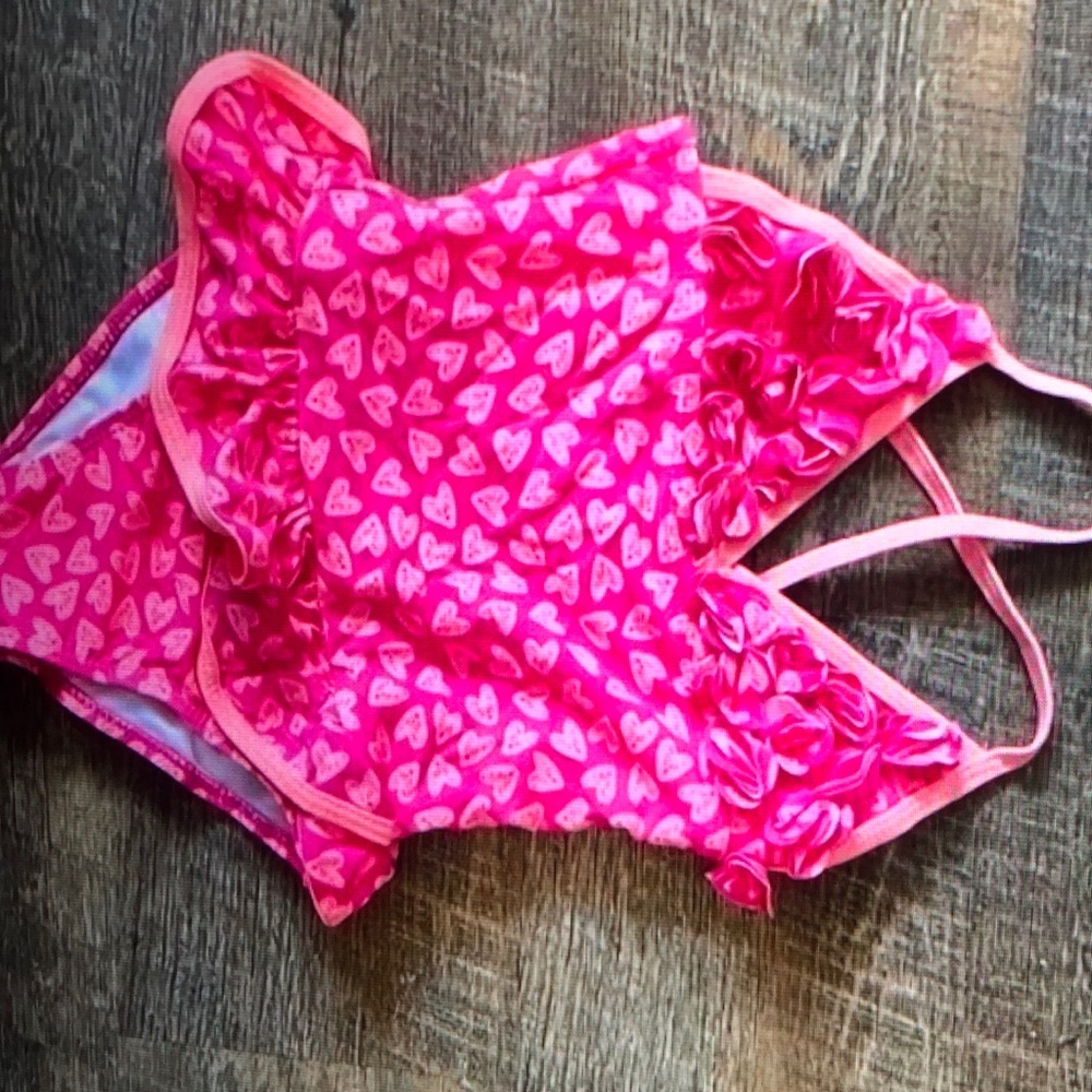 Pink platinum Girls one piece swimsuit size 4T